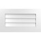 Ekena Millwork Vertical Surface Mount PVC Gable Vent: Non-Functional, w/ 3-1/2"W x 1"P Standard Frame, 28"W x 16"H GVPVE28X1601SN - alternate 1